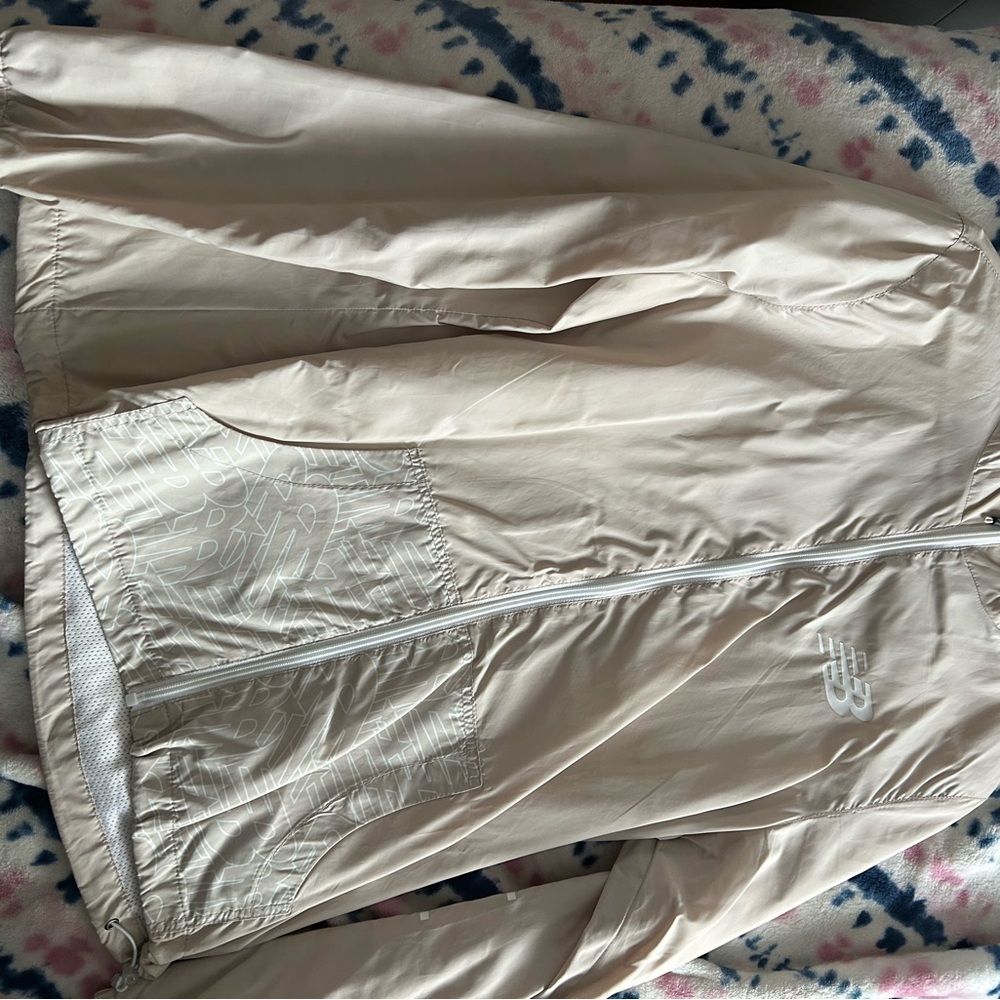 New Balance Light Tan Windbreaker